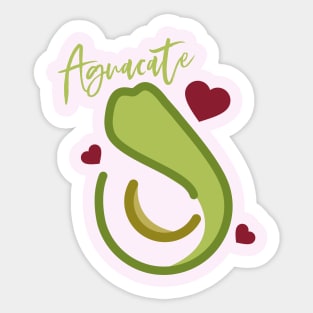 Aguacate Love Sticker